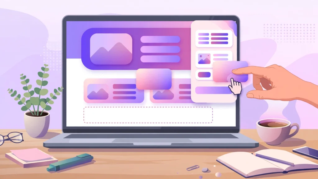 Elementor website builder on a laptop — hiring an Elementor expert